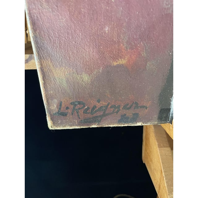 Modern Léopold Reignez, Maternity, 1920s-1940s, Oil on Canvas For Sale - Image 3 of 14