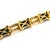 1980s La Triomphe 18k Gold Bracelet With Onyx and 2.5ct Vs1 F Diamonds For Sale In Chicago - Image 6 of 7