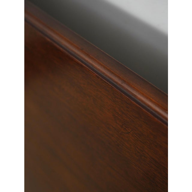 Henredon Mahogany King Size Poster Bed For Sale - Image 11 of 18