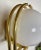 Bauhaus Brass & Opaline Wall Lamp, 1930s For Sale - Image 6 of 18