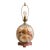Vintage Seashell-Filled Glass Table Lamp With Pink Shell Base For Sale