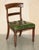 for sale this very rare suite of lightly restored Victorian Chesterfield green Heritage leather dining chairs with...