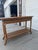 Brown Vintage Boho Rattan & Wicker Console Table With Drawer and Woven Shelf For Sale - Image 8 of 12