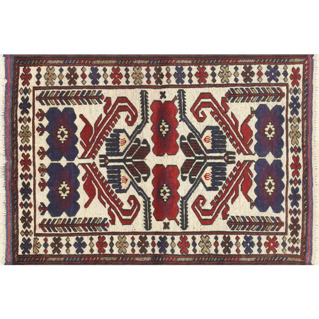 1980s Afghan Balouch Rug For Sale
