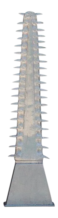 Aluminum Sawtooth Snout Ornament by Arthur Court