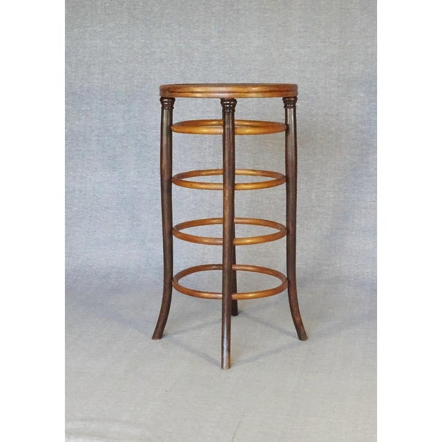 Antique Bar Stool from Jacob & Josef Kohn, 1905 For Sale - Image 4 of 14