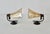 Art Nouveau Late 20th Century Mauri Almari Style Champagne Glass Bronze Finish Tea Candle Wall Sconces-a Pair For Sale - Image 3 of 15