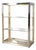 Vintage Metal and Glass Shelf by Renato Zevi, 1970s For Sale
