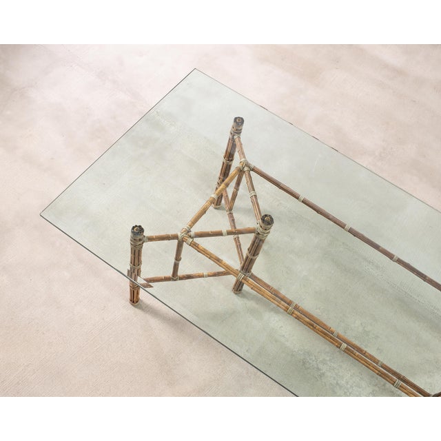 Coffee McGuire Organic Modern Rectangular Bamboo Dining Table 8 Ft. For Sale - Image 8 of 18