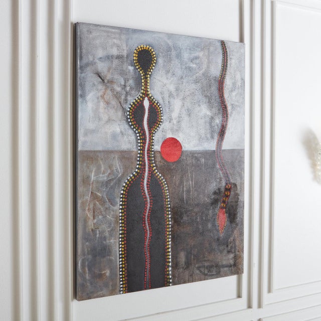 Acrylic on Canvas. Karen Parisian is a Chicago based artist. Her work can be thought of as Spiritual Modernism as she has...