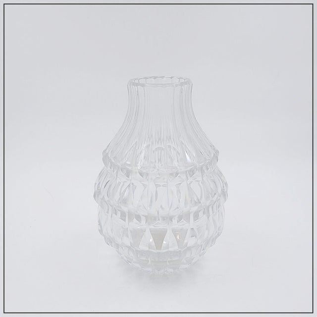 Clear Crystal Vase from Val Saint Lambert, 1960 For Sale - Image 12 of 13