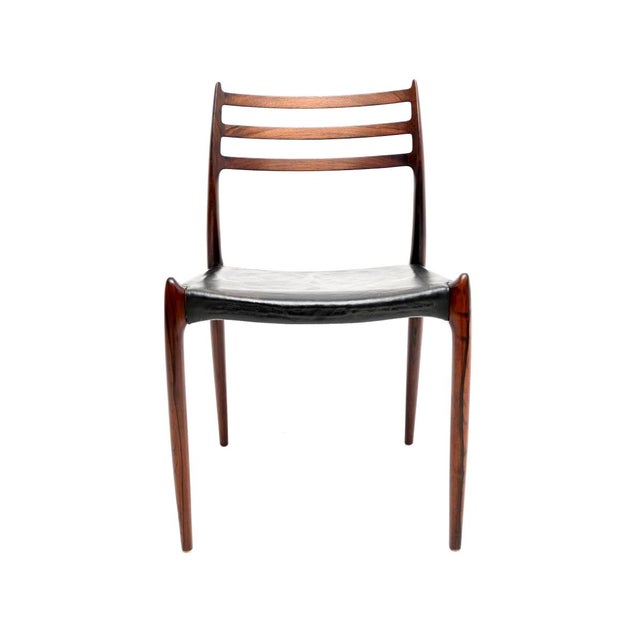 Danish Model 78 and 62 Dining Chairs attributed to Niels Moller for J.L. Møllers, 1960s, Set of 6 For Sale - Image 11 of 17