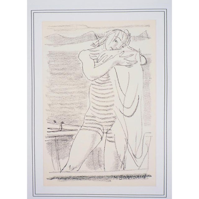 Modern Maurice Barraud, After Swimming, Lithograph For Sale - Image 3 of 5