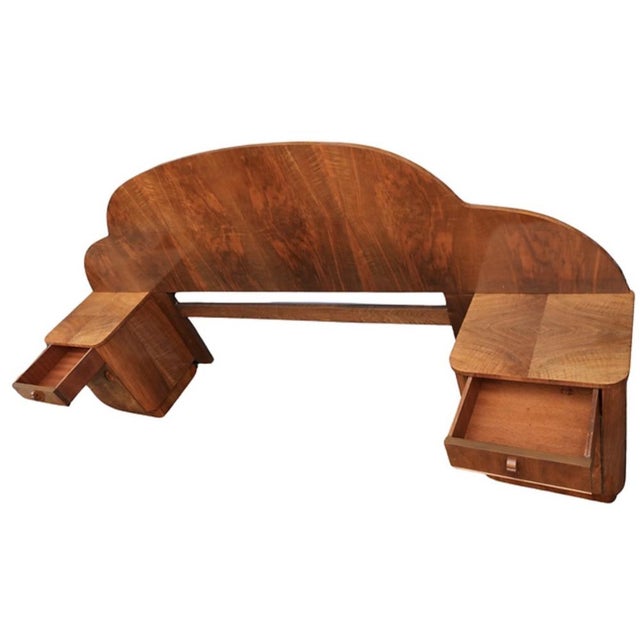 Absolutely superb 1930’s Art Deco combination Headboard and bedside set. A really fabulous example having a stunning...