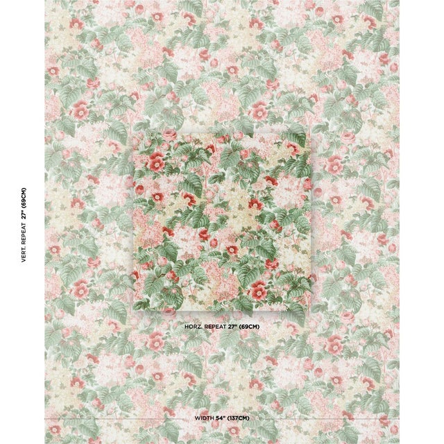 Inspired by an antique document in our archive, Flora's Fleurs is a romantic floral print on a soft linen ground. A dense...