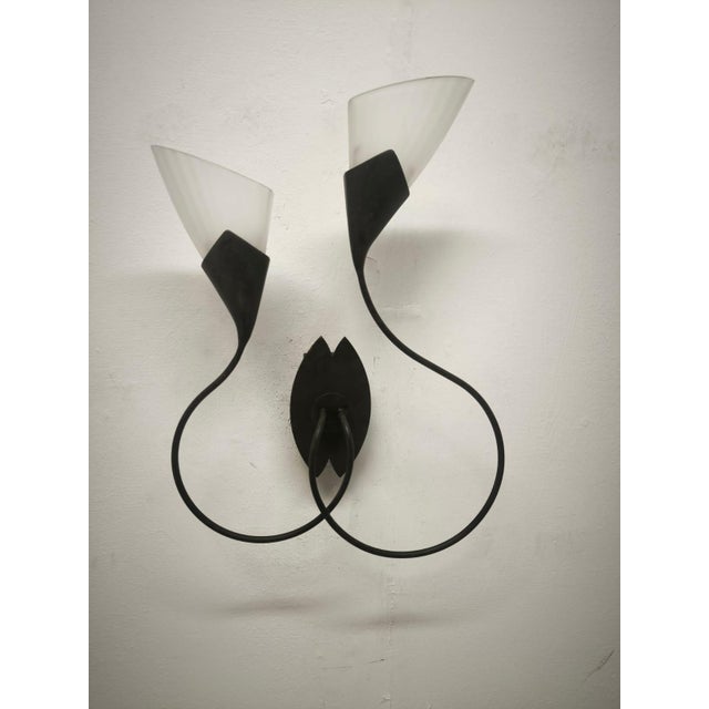 2-Light Wall Lamp by Lamp International, 1990s For Sale - Image 11 of 11