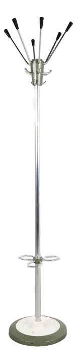 Vintage Industrial Coat Rack attributed to Jacques Adnet, 1950s