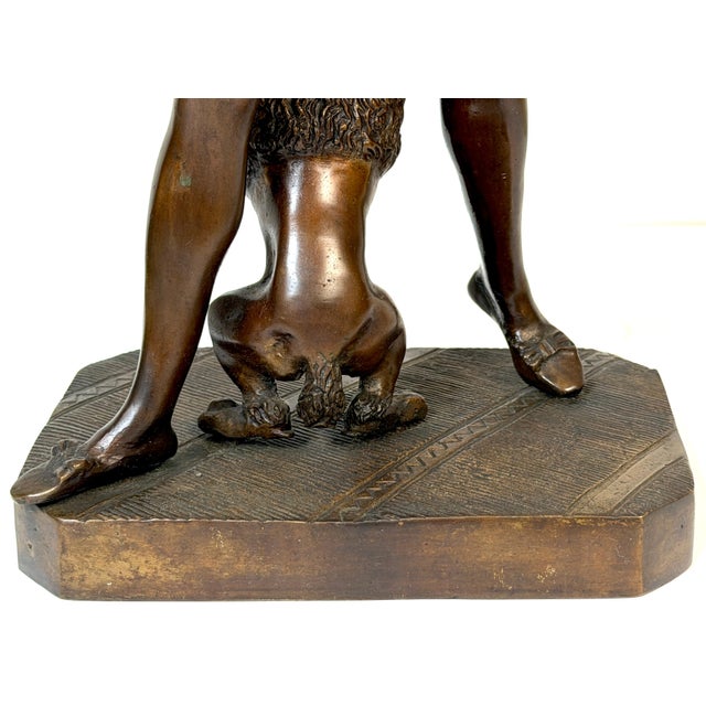 Early 20th Century Bronze Sculpture "Get Up" After Georges Petit de Chemellier, 20th Century For Sale - Image 5 of 18