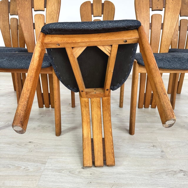 Dutch Brutalist Dining Chairs – Set of 6 For Sale - Image 10 of 11
