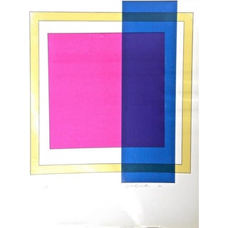 Franco Cannilla, Composition IX, Screen Print, 1970s For Sale