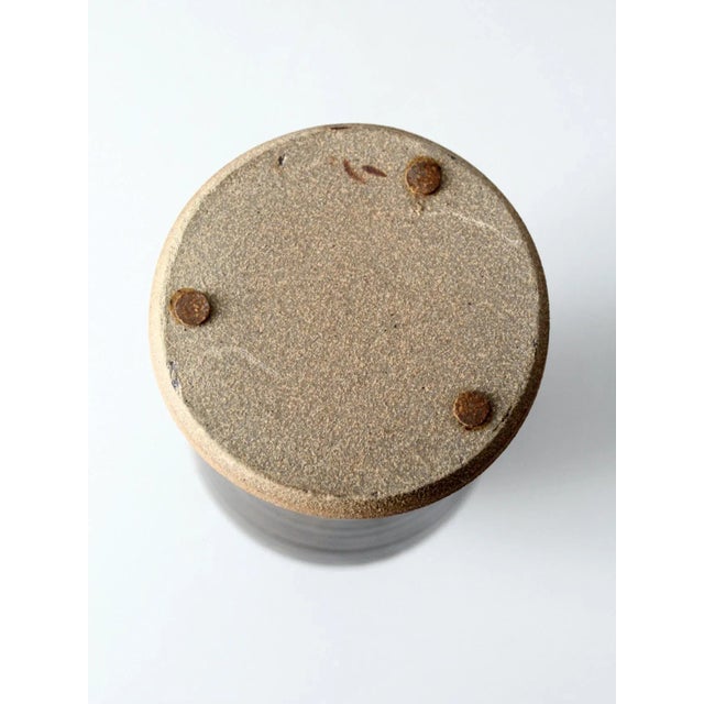 Vintage Studio Pottery Vase For Sale - Image 10 of 11