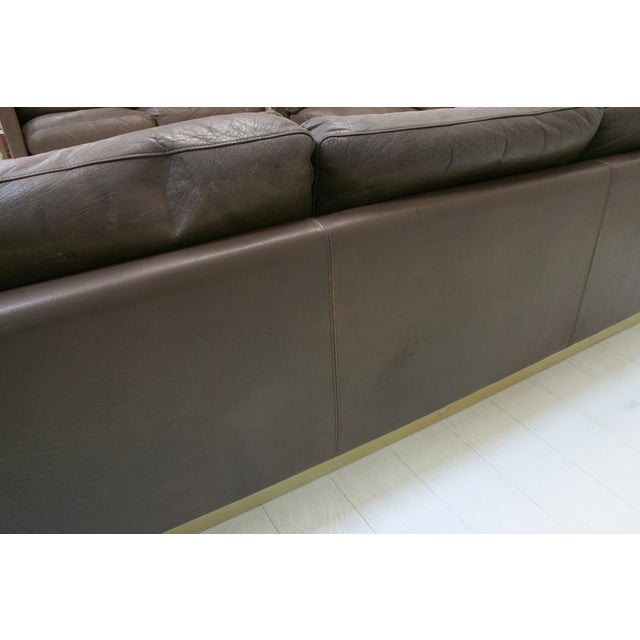 L-Shaped Sofa in Leather by Georg Thams for Vejen Polstermöbelfabrik, Denmark, 1970s For Sale - Image 14 of 18