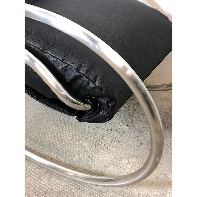 Chrome-Plated Rocking Chair from Heals, London, UK, 1970s For Sale - Image 11 of 15