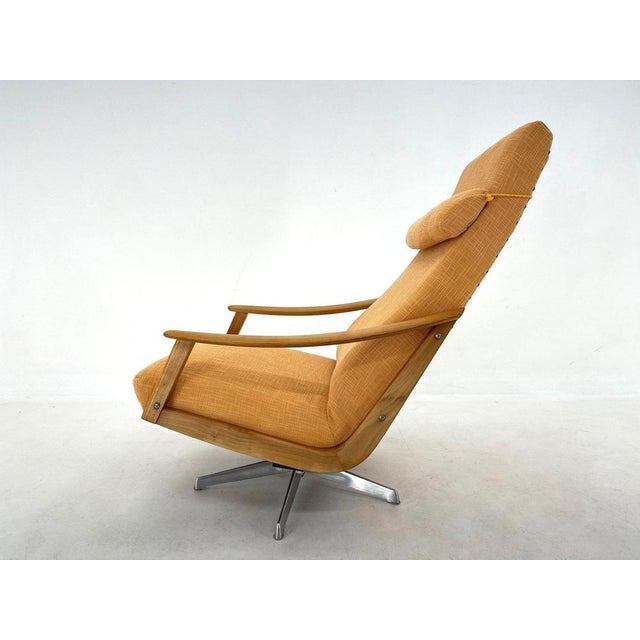 Wood Armchair by Adolf Wrenger, Germany, 1950s For Sale - Image 7 of 10