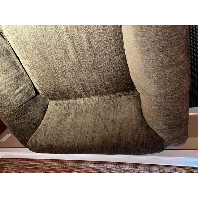 Mitchell Gold Mitchell Gold & Restoration Hardware Chair and a Half For Sale - Image 4 of 13