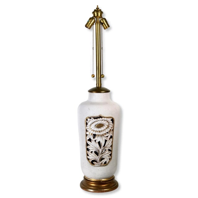 The kind of lamp that doesn’t just light a room—it anchors it. A sculptural statement from the famed Marbro Lamp Company...