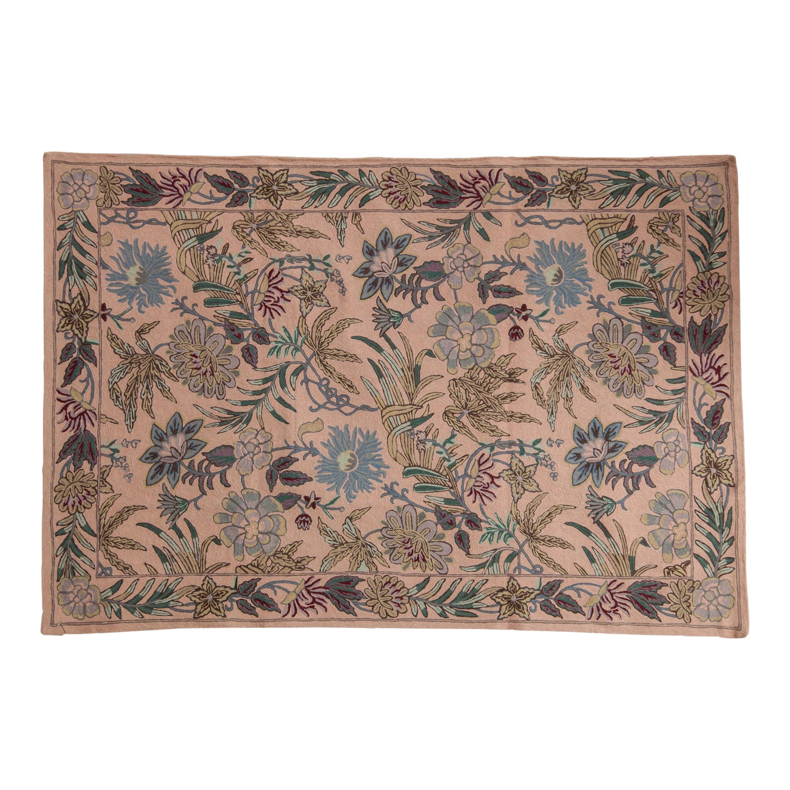 Vintage Chainstitch Rug - 4'1