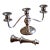 Rogers Silver English Traditional Candelabra With Extender Arm For Sale