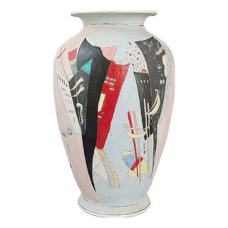 Vintage Italian Ceramic Vase, 1980s For Sale