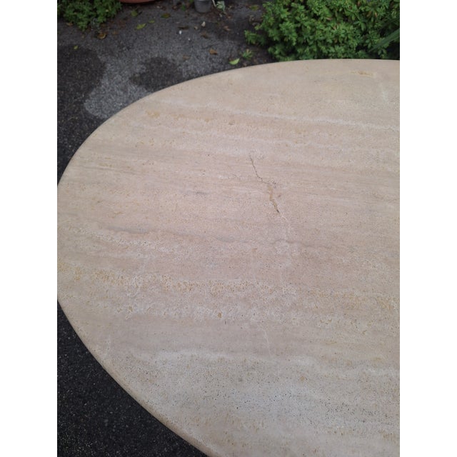 Travertine Argo Dining Table by Carlo Scarpa for Gavina, 1970s For Sale - Image 18 of 18
