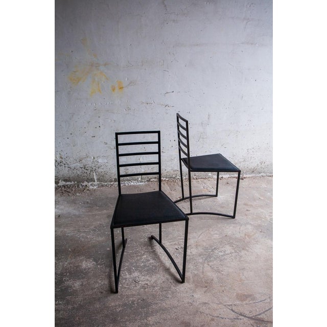 Vintage Dining Chair in Metal For Sale - Image 3 of 14