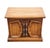 Spanish Revival Burlington House Pecan Spanish Mediterranean Revival 28" Cabinet Nightstand 80-410 For Sale - Image 3 of 10