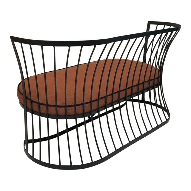 Thinline Outdoor MidCentury Modern Patio Loveseat Chairish