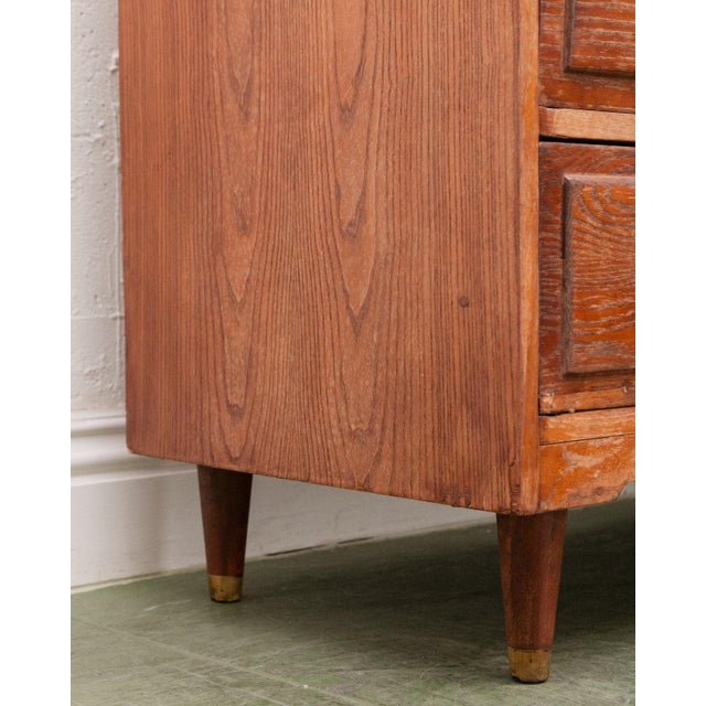 Mid 20th Century Elmwood Six Drawer Dresser For Sale - Image 4 of 8