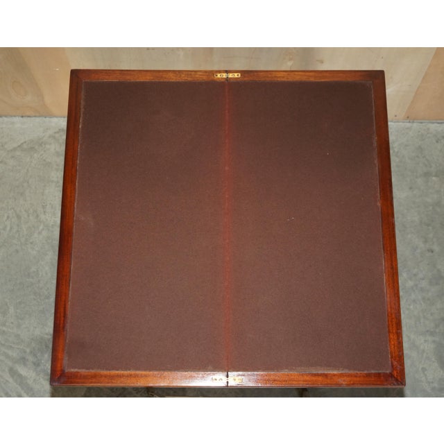 Antique Sheraton Burr & Burl Walnut Card Games Table with Satinwood Detail For Sale - Image 18 of 18