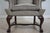 Pair of Baker Upholstered Wing Back Chairs For Sale In Philadelphia - Image 6 of 12