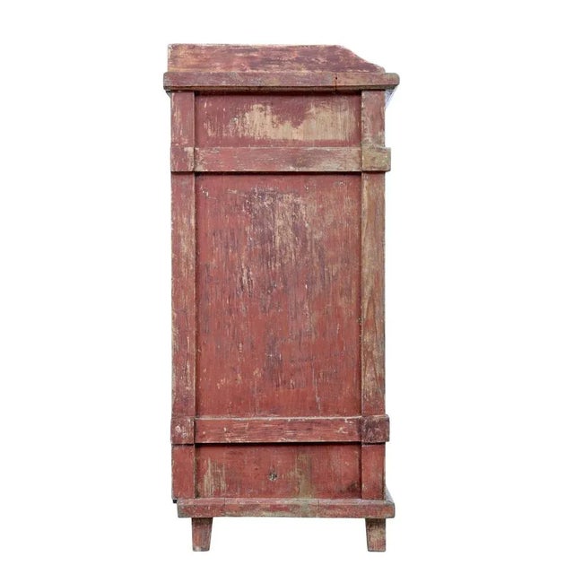 Early 19th century rustic Swedish painted sideboard circa 1810. We are pleased to offer this stunning Swedish sideboard...