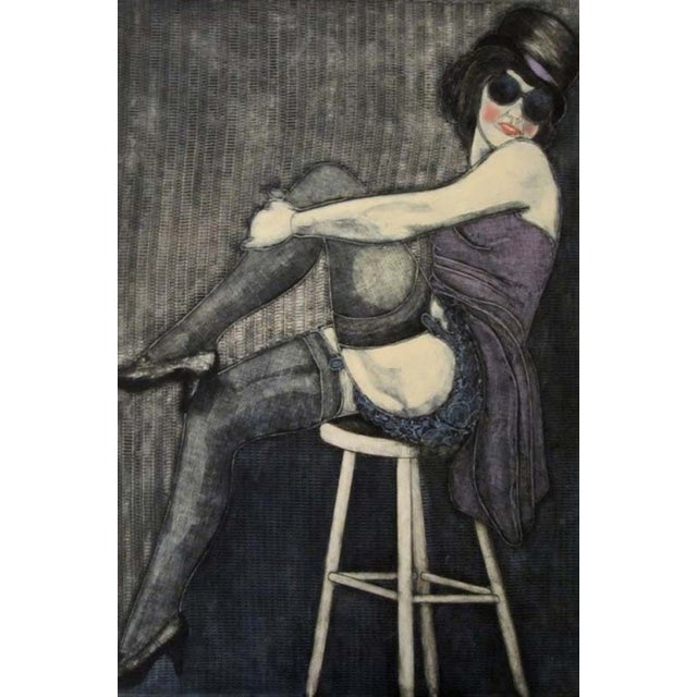 Clay Walker "Lola as Lola" Etching/Colograph For Sale
