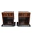 Art Deco Bedside Tables in Makassar Ebony and Portoro Marble, 1930s, Set of 2 For Sale - Image 14 of 14