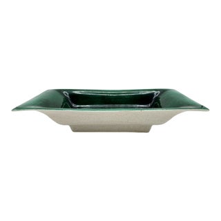 Walter Wilson Pasadena California Pottery Tray #510 — Signed MCM Mid-Century Studio Ceramic Dish For Sale