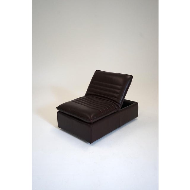 1980s Leather Reclining Chair, 1980s For Sale - Image 5 of 5