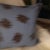 Sky Blue and Brown Pattern Pillow Cover For Sale - Image 4 of 6