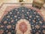 Textile Fine Modern Oriental Blue Persian Floral Medallion Design Large Wool Rug Carpet For Sale - Image 7 of 7