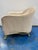 Elegant Caracole Signature Ribbon Chair. Classic style, rounded upholstered back, exposed goldleaf curvy legs. Velvet...
