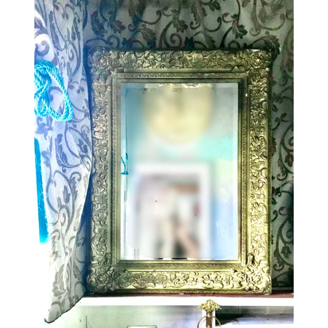 Vintage Gold Frame Wall Mirror Chairish