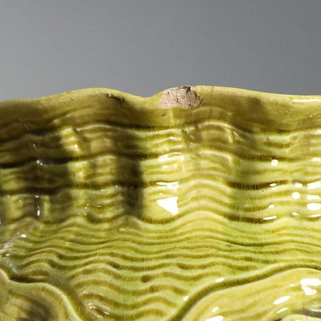 Ceramic Art Nouveau Pot with Column in Ceramic, Set of 2 For Sale - Image 7 of 14
